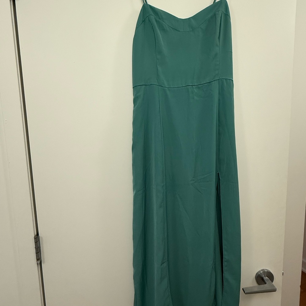 Abercrombie Teal Maxi Dress